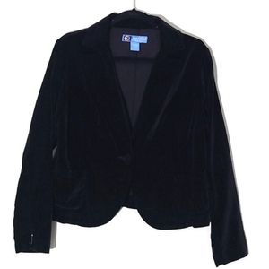 Black Velvet Blazer/Jacket